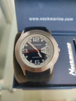 Reloj Neckmarine Unisex Azul y Plateado