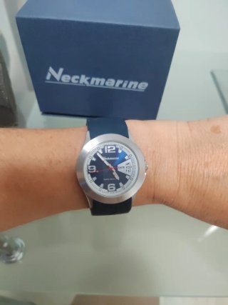 Reloj Neckmarine Unisex Azul y Plateado