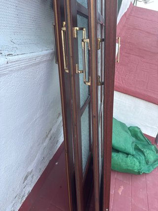 conjunto de 4 puertas correderas aluminio