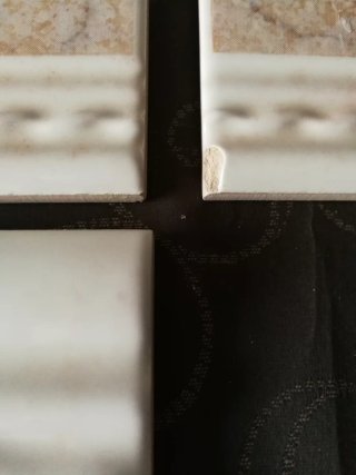 3 Azulejos Cenefa Mármol y Relieve Blanco