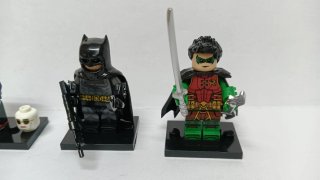 Batman, Joker y Robin compatibles lego