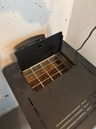 Estufa de pellets practicamente a estreno