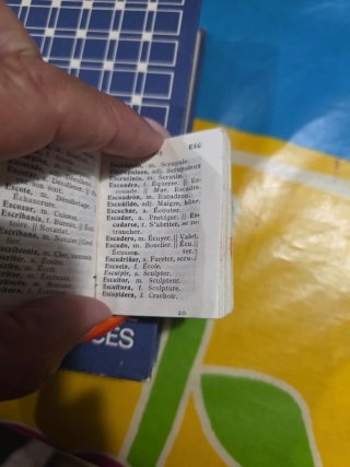 Diccionario español francés regalo la miniatura