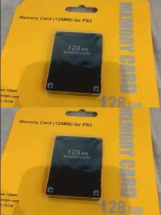 2 Memory Cards PS2 128MB Nuevas