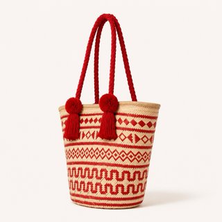 Bolso Wayyu Auténtico “Yonna Roja”