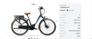Bicicleta de paseo Electrica - Granville E-Premium