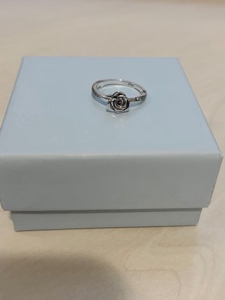 Anillo Plata 925 Rosa Elegante
