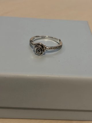 Anillo Plata 925 Rosa Elegante
