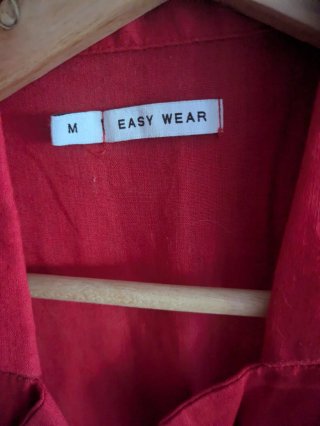 Mono sin mangas rojo EASY WEAR lino y women secret