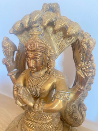 Estatua Patañjali Bronce Macizo