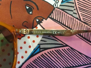 Gafas Gucci Vintage Marrones y verdes años 90
