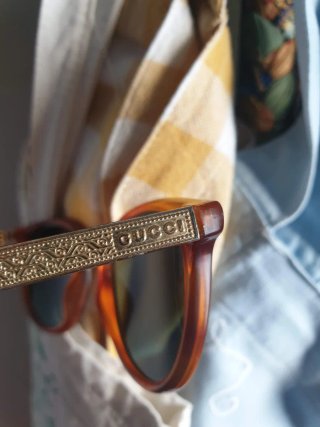 Gafas Gucci Vintage Marrones y verdes años 90