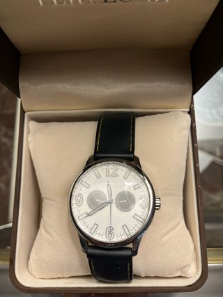 Reloj Pertegaz Hombre Negro/Plata