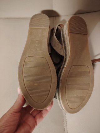 Sandalias Viguera Piel y esparto Talla 40