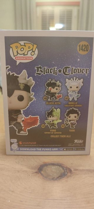 Funko Pop! Black Asta 1420 Black Clover