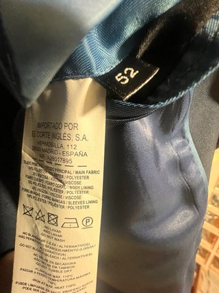 Traje azul Formula Joven. Impecable. Usado solo un
