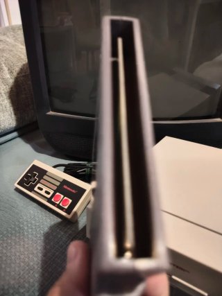 Nintendo NES con TV Trinitron y Mario Bros