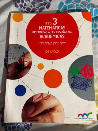 Libro de matemáticas 3 ESO