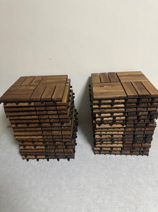 Baldosas de madera para terraza