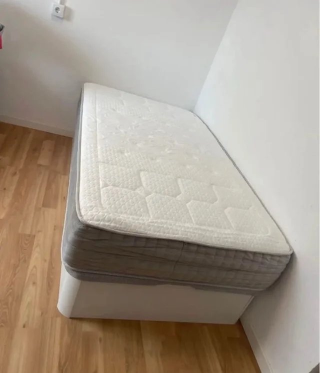 Oferta de cama com colchão de 105x190