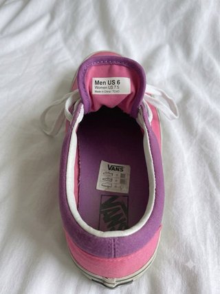 Vans rosas y moradas bajas