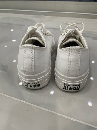 Converse Piel Talla 39 Blancas