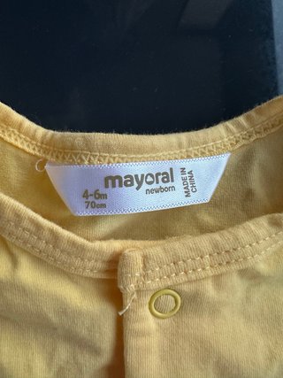 Conjunto Ropa Bebé Mayoral 4-6 meses 70cm