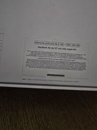 MacBook Air M1 2020 Grigio Siderale