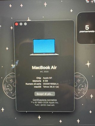 MacBook Air M1 2020 Grigio Siderale
