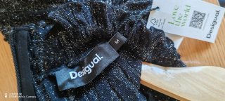 Mono Desigual fiesta plateado y negro