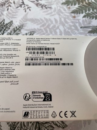 Apple Watch Serie 11 Titanio Gris/Plata