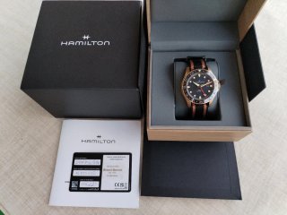 Reloj Hamilton Khaki Navy Scuba GMT Bronze