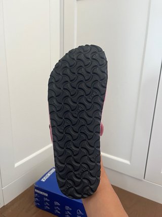 Zuecos Rosas/Rosita Ante Birkenstock Nuevo