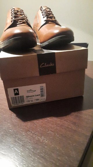 Zapatos Clarks Piel Marrón Hombre