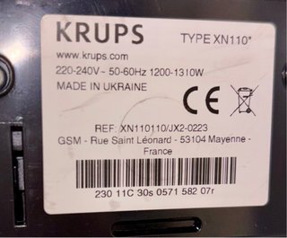 Cafetera Nespresso Krups Essenza Mini Blanca