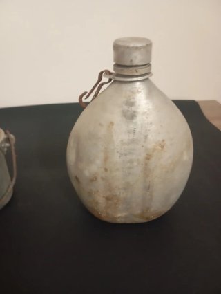 Gavetta e borraccia militare vintage
