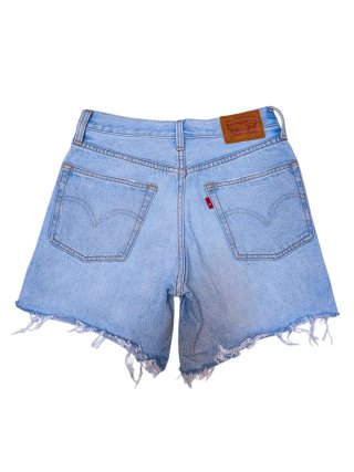 Levi's 501 Shorts Vaqueros Desgastados Azul W24-XS