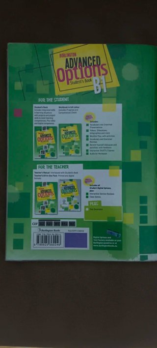 Advanced Options B1. Workbook and Student's book