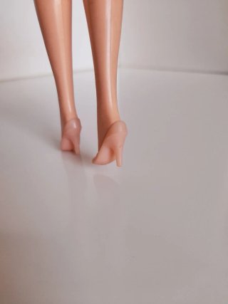 scarpe Barbie color cipria anni '80