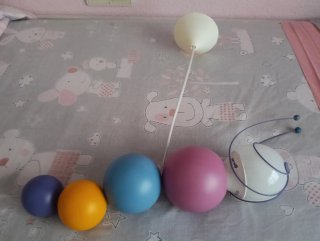 Lámpara infantil gusano