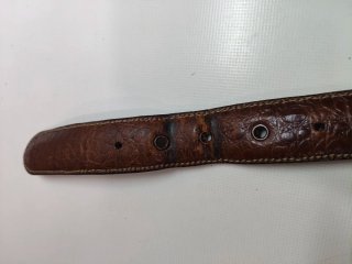 Cinturón de piel marrón hombre 100/40