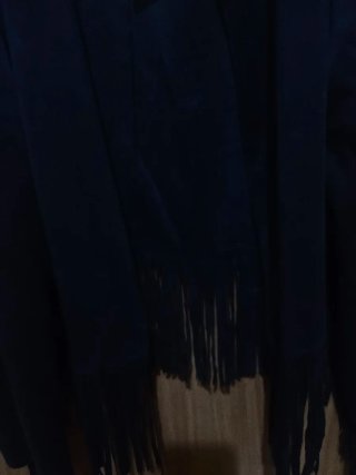 Chaqueta Parfois azul flecos Talla M