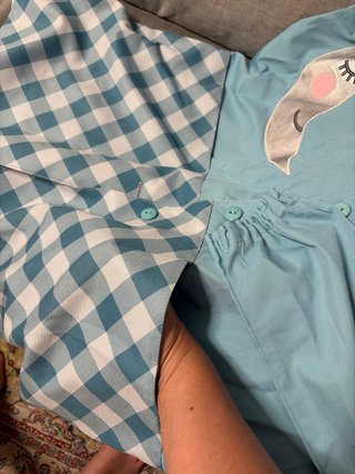 Bata maestra infantil luna y estrella. Talla G