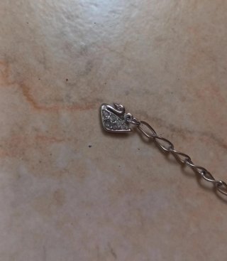 Collana Swarovski originale arancione/argento