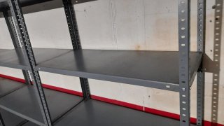 3 Estanterías Metálicas Grises