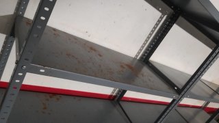 3 Estanterías Metálicas Grises