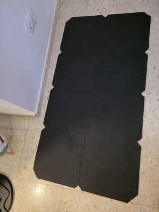 Banco de musculación + kit de pesas