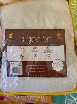Funda de colchón algodón 135x183/190