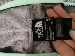Chaqueta The North Face Niña Gris y Verde