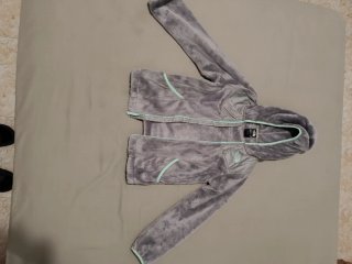 Chaqueta The North Face Niña Gris y Verde